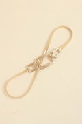 Square Shape Zinc Alloy Buckle Iron Belt - Hovatok