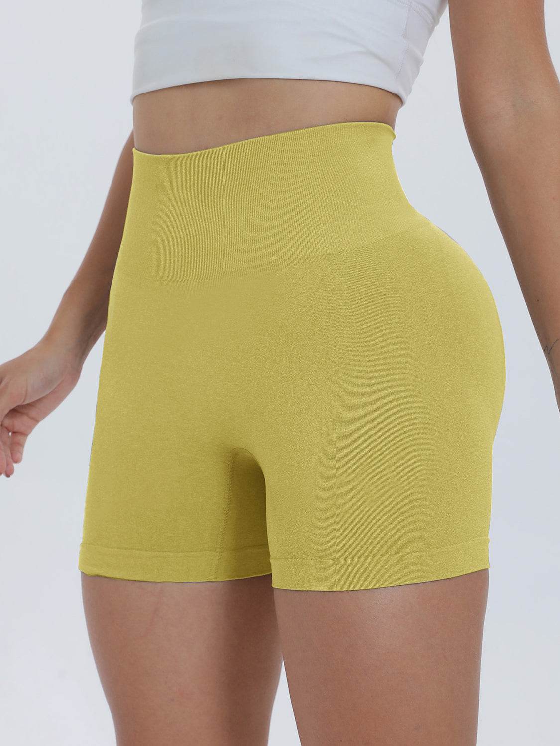 High Waist Active Shorts - Hovatok