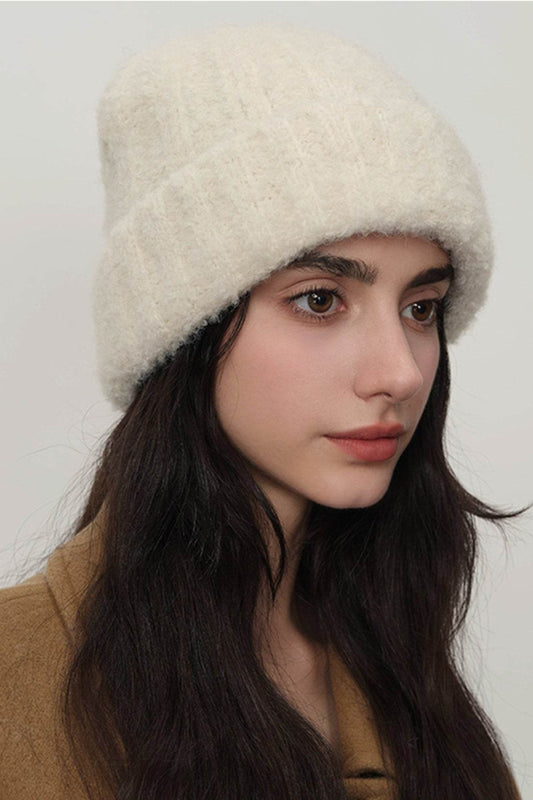 Solid Color Thermal Knit Hat - Hovatok
