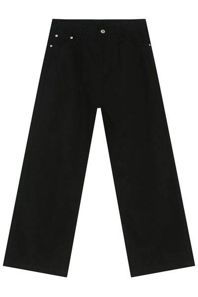 Mid Rise Men's Jeans with Pockets - Hovatok