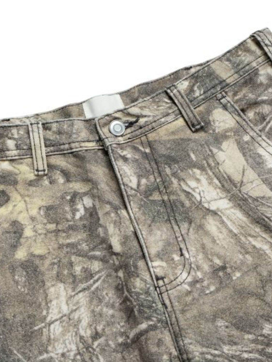 Men's Twig Camouflage Distressed Jeans - Hovatok