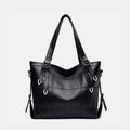 PU Leather Medium Handbag - Hovatok