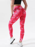 Tie-Dye High Waist Active Leggings - Hovatok
