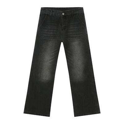 Mid Rise Jeans with Pockets - Hovatok