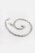 Double Layered Iron Chain Belt with Lock Charm - Hovatok