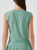 Millennia Round Neck Cropped Active Tank - Hovatok