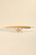 Rhinestone Decor PU Leather Belt - Hovatok
