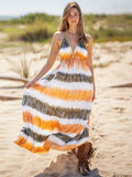 Tie-Dye Halter Neck Dress - Hovatok