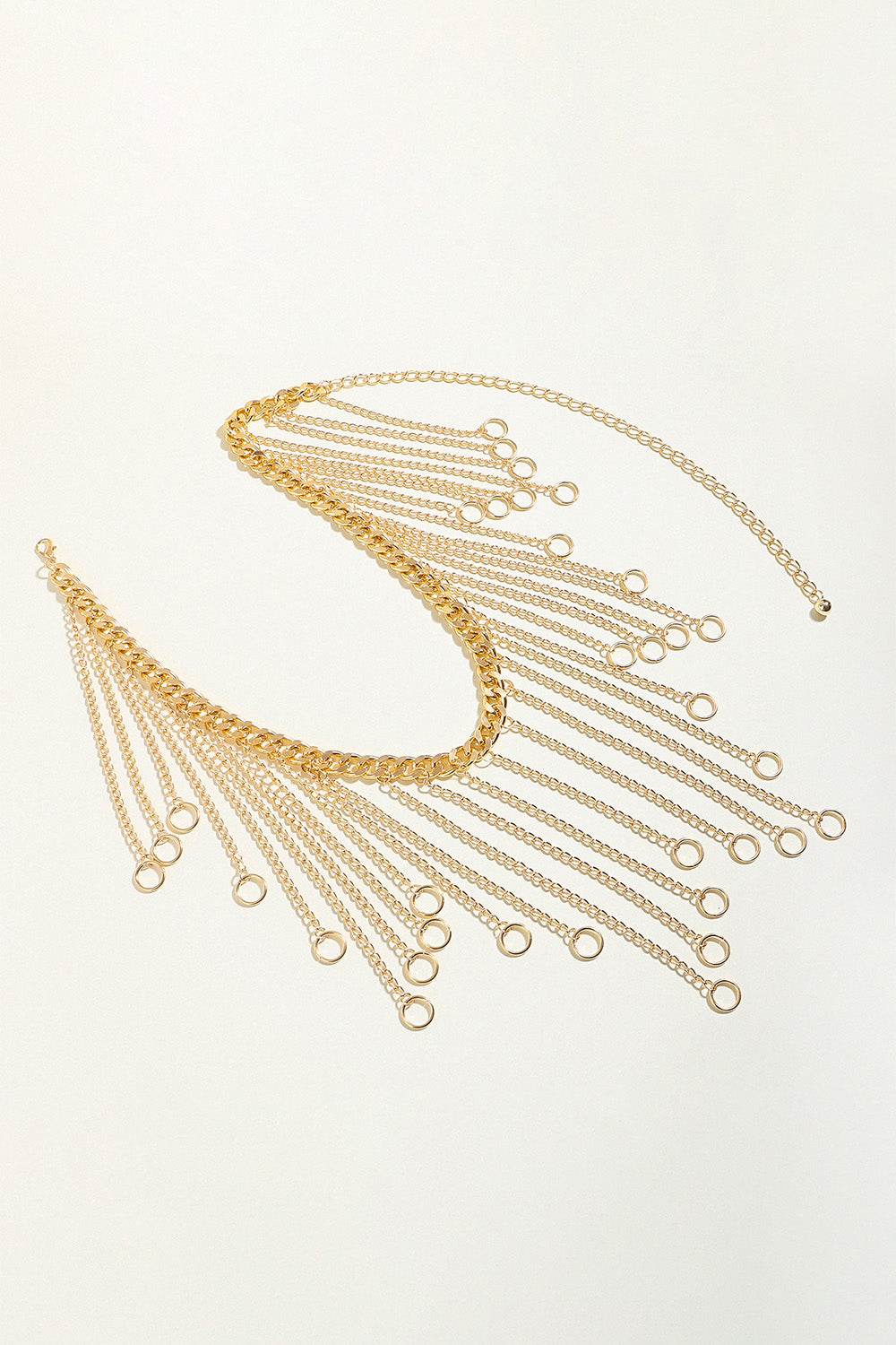 Fringe Chain Alloy Belt - Hovatok
