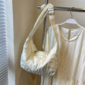 Pleated Dumpling Crossbody Bag - Hovatok