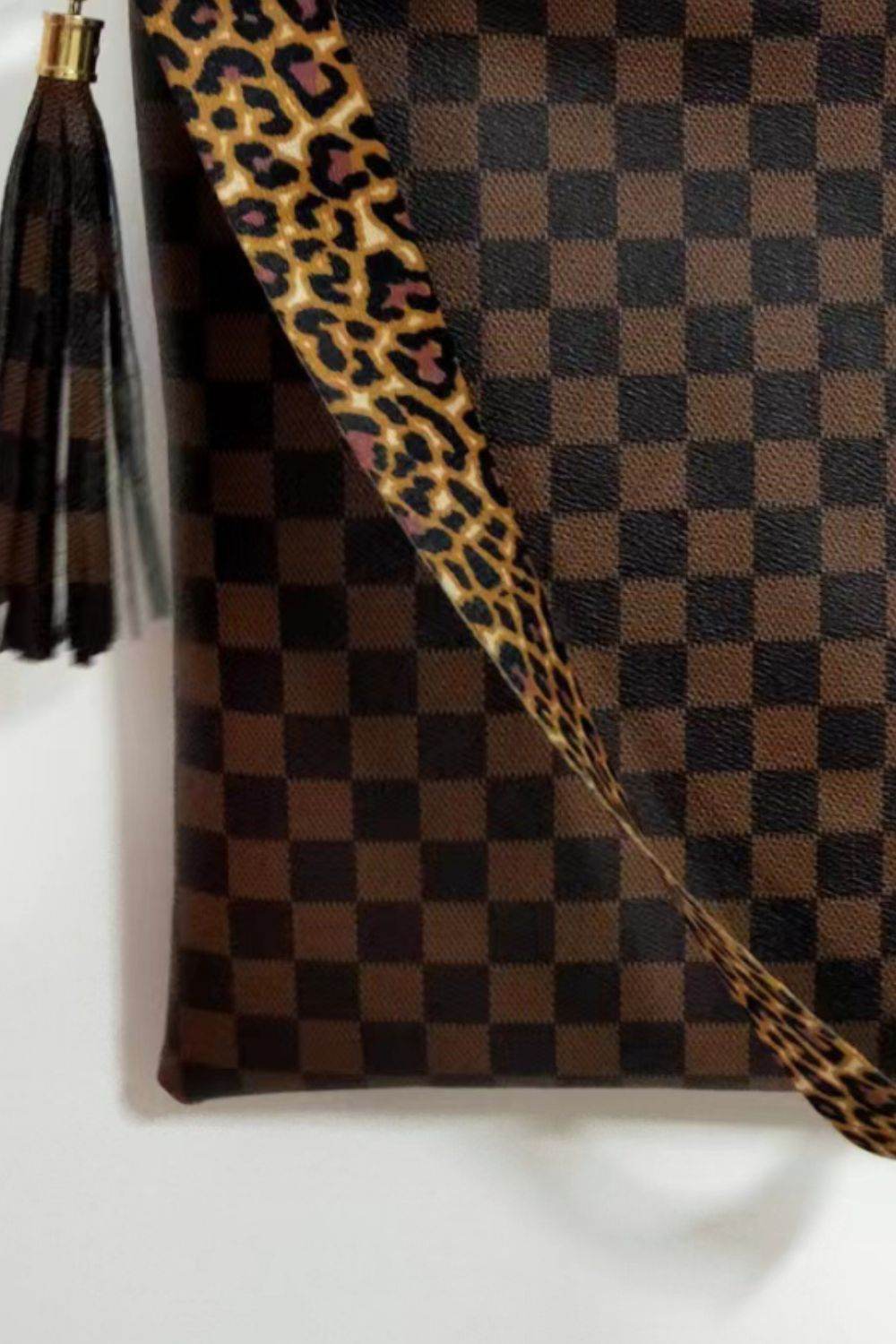 Adored PU Leather Shoulder Bag with Tassel - Hovatok