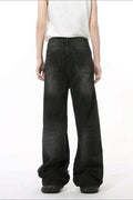Distressed Wide Leg Jeans - Hovatok