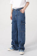 Wide Leg Jeans with Pockets - Hovatok