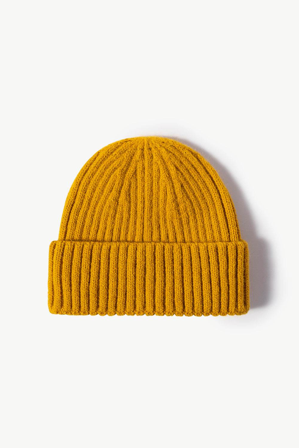 Rib-Knit Cuff Beanie - Hovatok