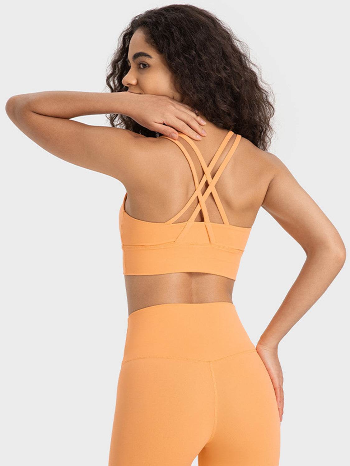 Millennia Crisscross Scoop Neck Active Tank - Hovatok