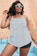 Polka Dot Layered Swim Top - Hovatok