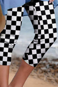 Checkered Skinny Capris - Hovatok