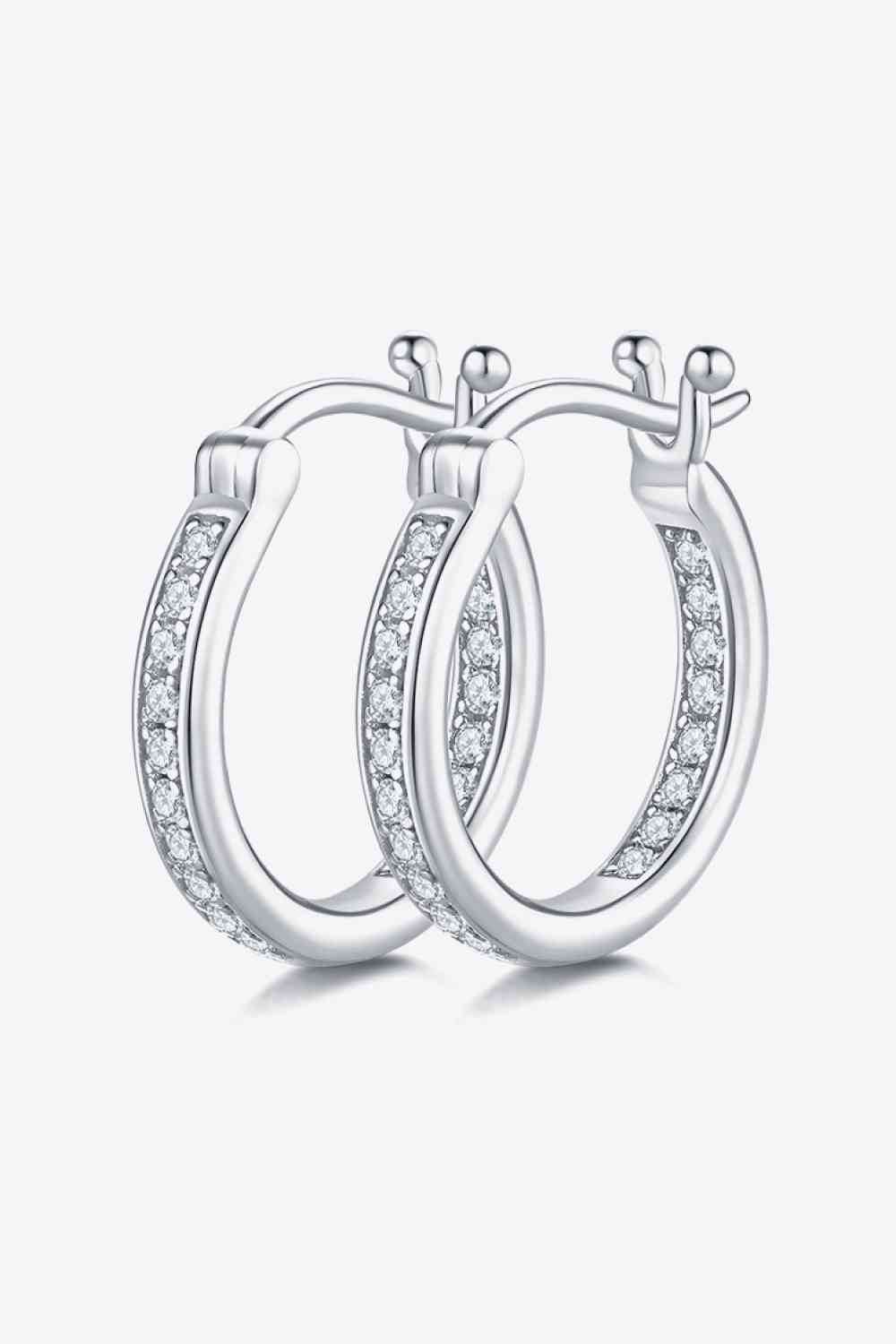 Adored Moissanite 925 Sterling Silver Earrings - Hovatok