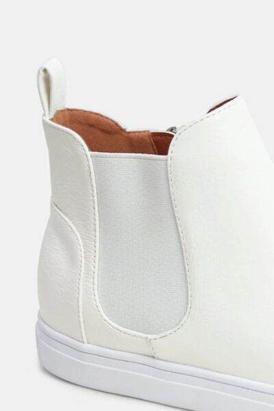 Beast Fashion Faux Suede Elastic Side Panel Sneakers - Hovatok