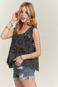 ADORA Crochet Wide Strap Tank - Hovatok