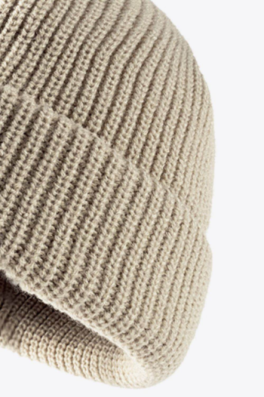 Calling For Winter Rib-Knit Beanie - Hovatok