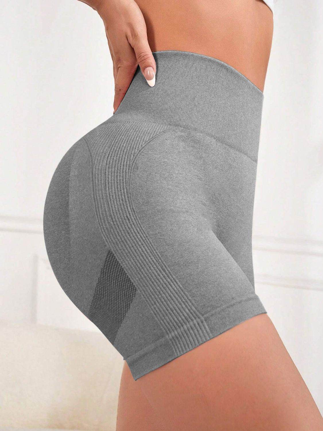 High Waist Active Shorts - Hovatok