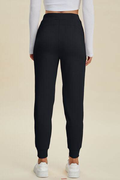 Basic Bae Full Size Air Scuba Drawstring High Waist Joggers - Hovatok