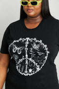 mineB Full Size Butterfly Graphic Tee Shirt - Hovatok