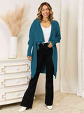 Angel Wings Long Sleeve Open Front Longline Cardigan - Hovatok