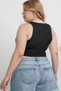 Basic Bae Full Size Round Neck Slim Tank - Hovatok