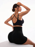 High Waist Active Shorts - Hovatok