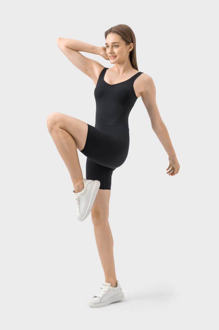 Millennia Wide Strap Active Romper - Hovatok
