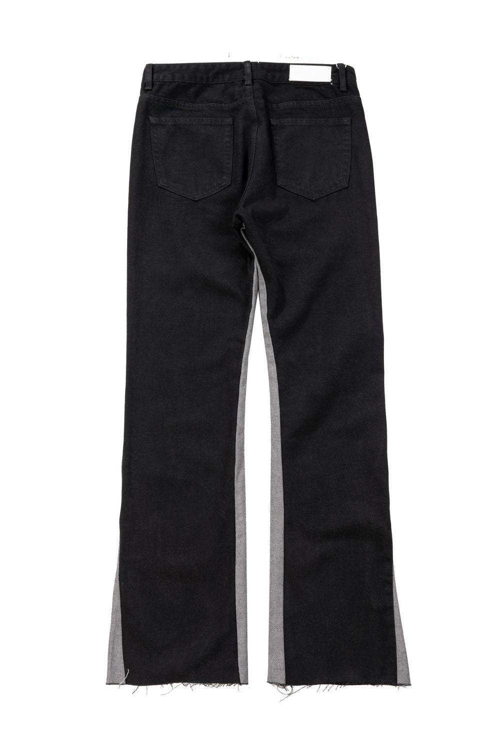 Men's Contrast Bootcut Jeans - Hovatok