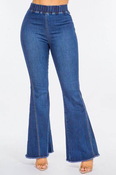 American Bazi High Waist Curvy Flare Jeans - Hovatok