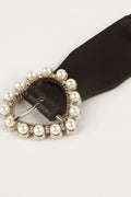 Pearl Heart Buckle Elastic Belt - Hovatok