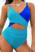 Cutout Spaghetti Strap One-Piece Swimwear - Hovatok