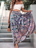 Printed Maxi Skirt - Hovatok