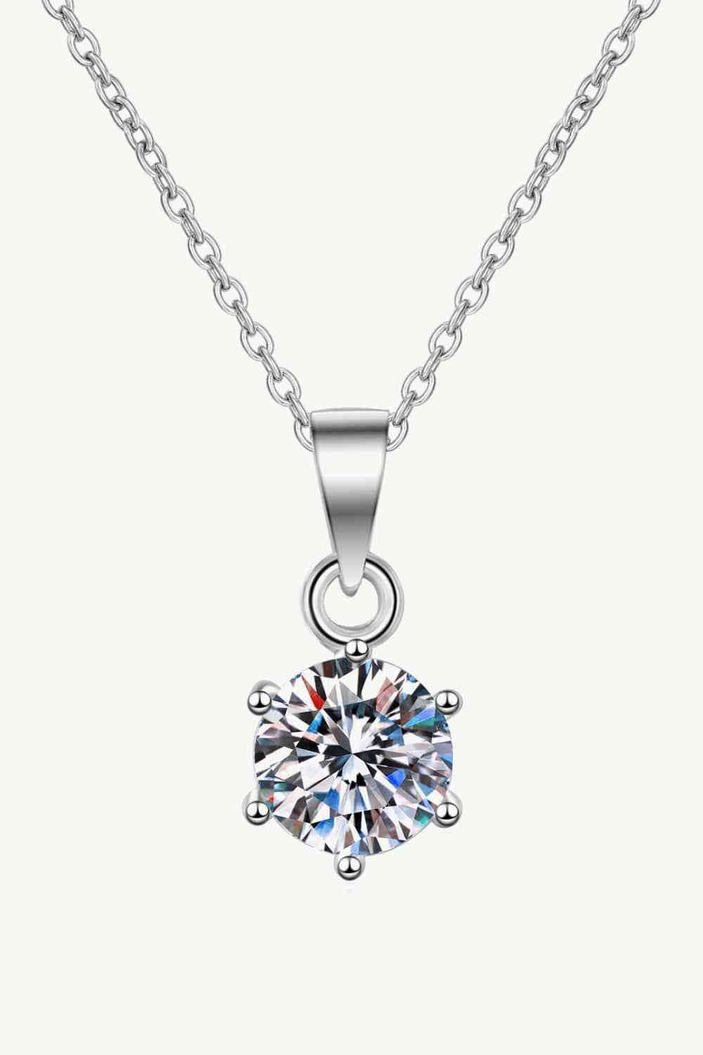 Adored Get What You Need Moissanite Pendant Necklace - Hovatok