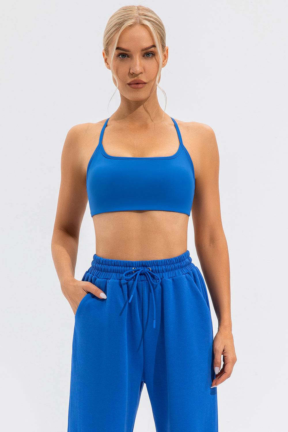 Crisscross Spaghetti Strap Active Cami - Hovatok