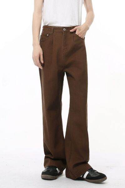 Mid Rise Men's Jeans with Pockets - Hovatok