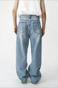 Men's Graffiti Wide Leg Jeans - Hovatok