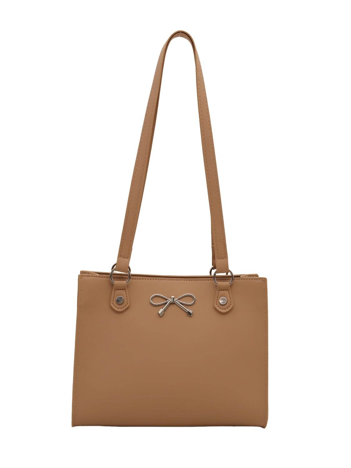 Bow PU Leather Shoulder Bag - Hovatok
