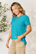 Basic Bae Full Size Round Neck Short Sleeve T-Shirt - Hovatok