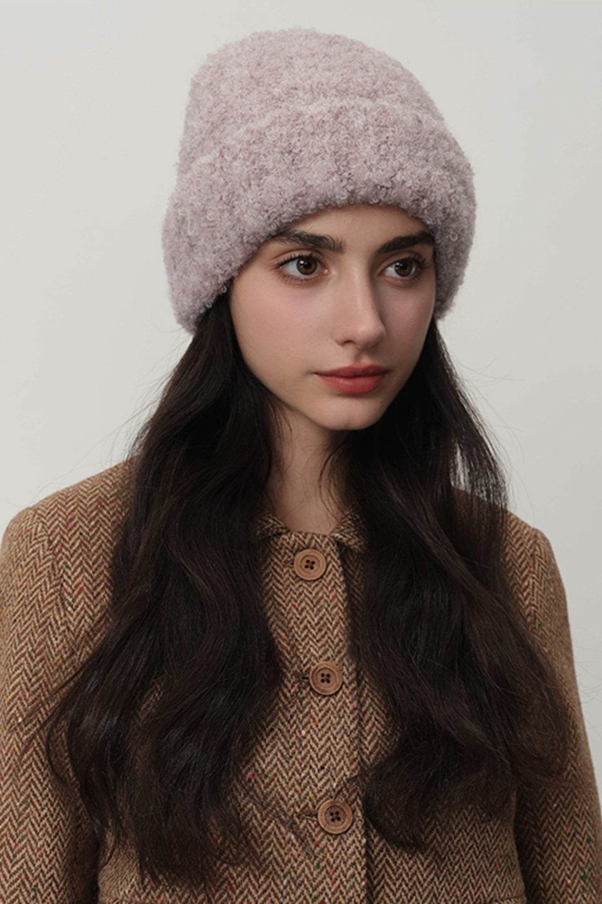 Solid Color Thermal Knit Hat - Hovatok