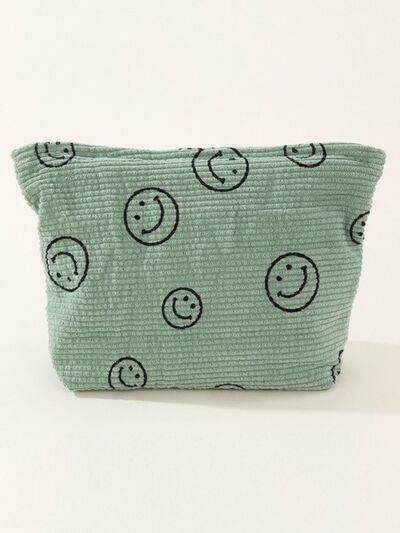 Zenana Corduroy Smile Clutch Bag - Hovatok