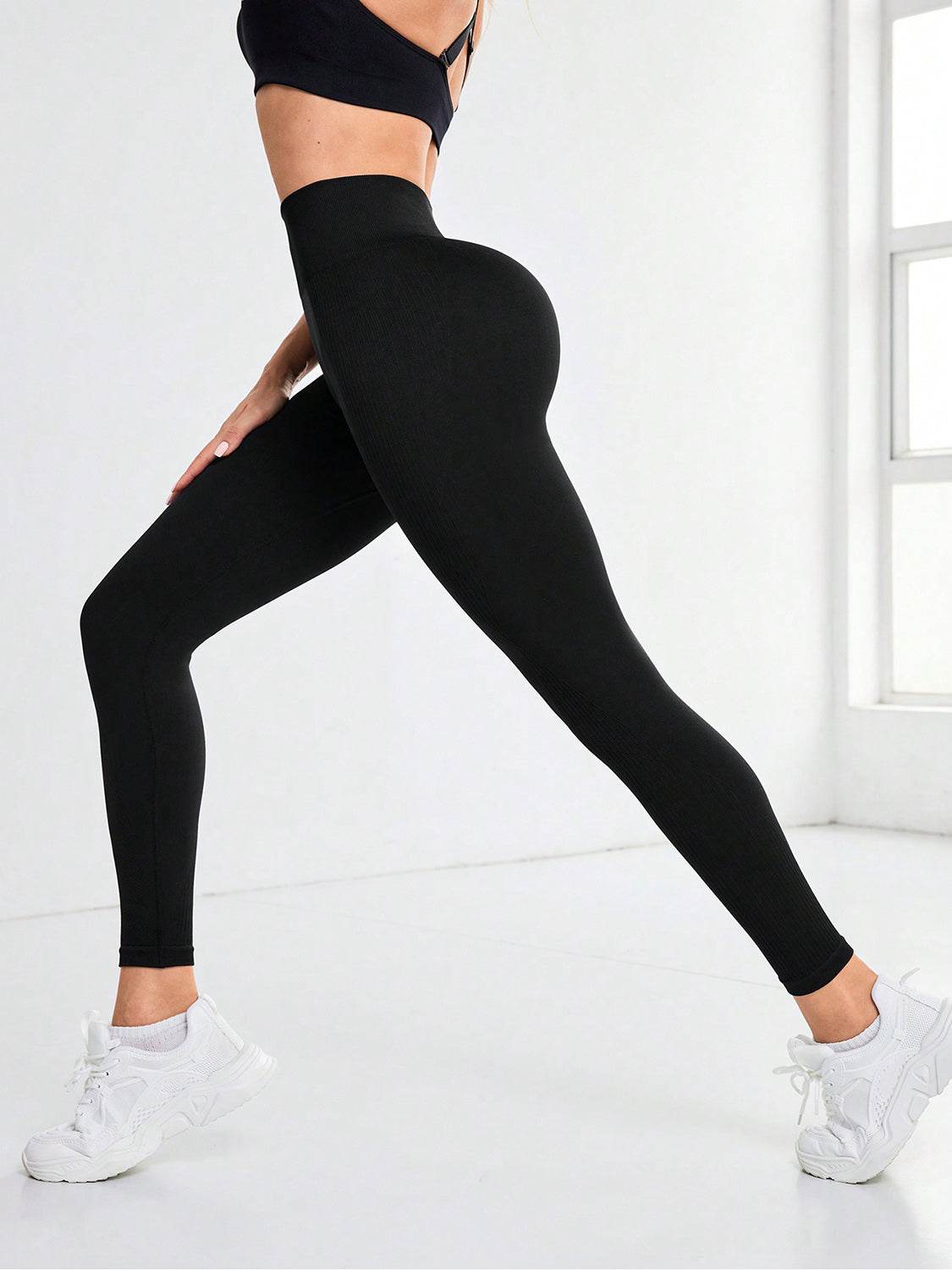 High Waist Active Leggings - Hovatok