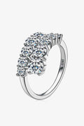 Adored Moissanite 925 Sterling Silver Ring - Hovatok