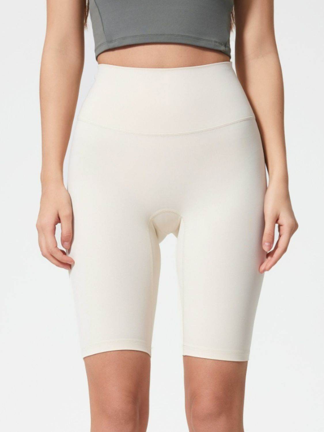 Millennia High Rise Wide Waistband Active Shorts - Hovatok