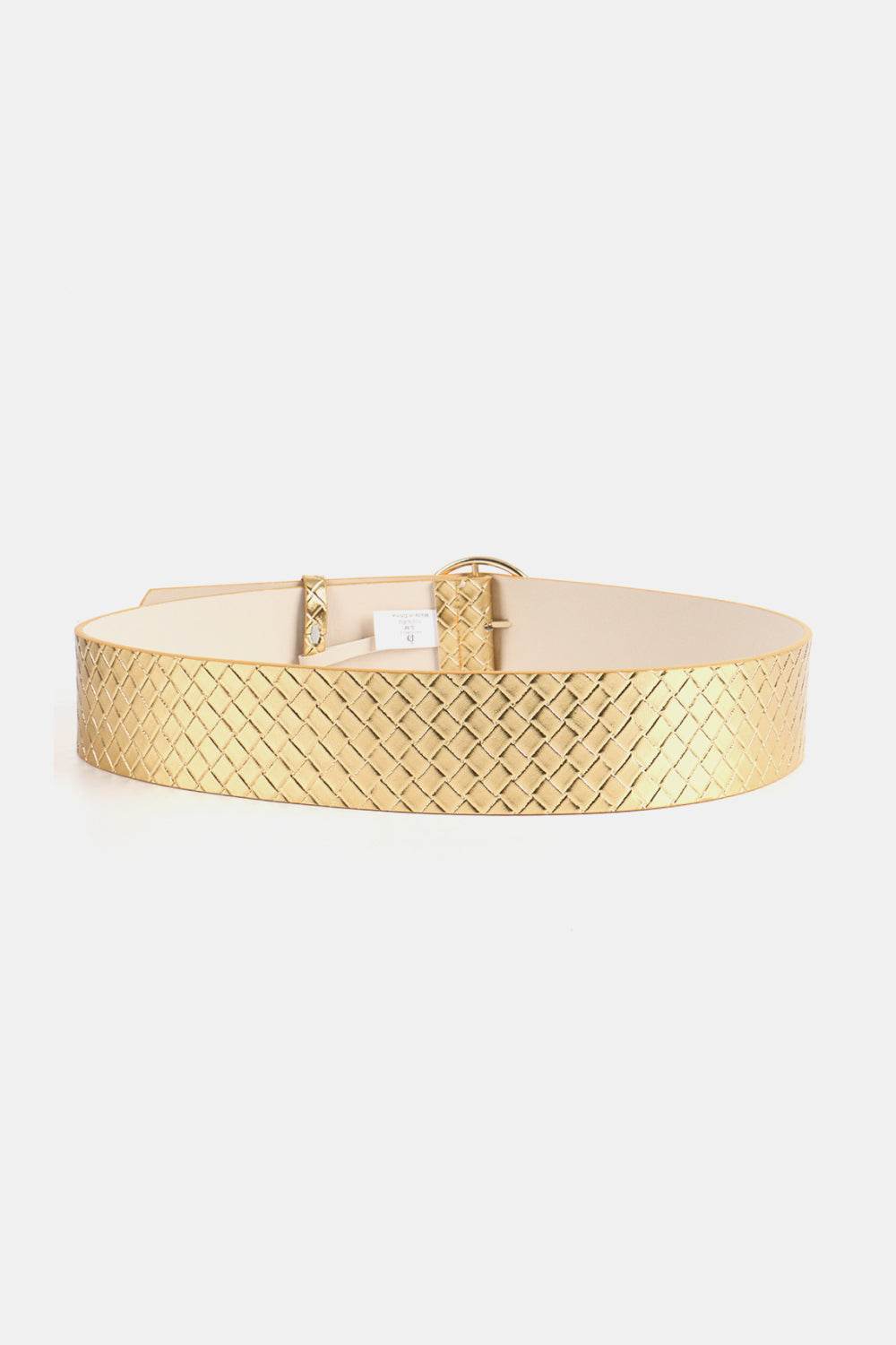 PU Leather Circle Shape Buckle Belt - Hovatok