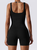 Basic Bae Ribbed Sleeveless Active Romper - Hovatok